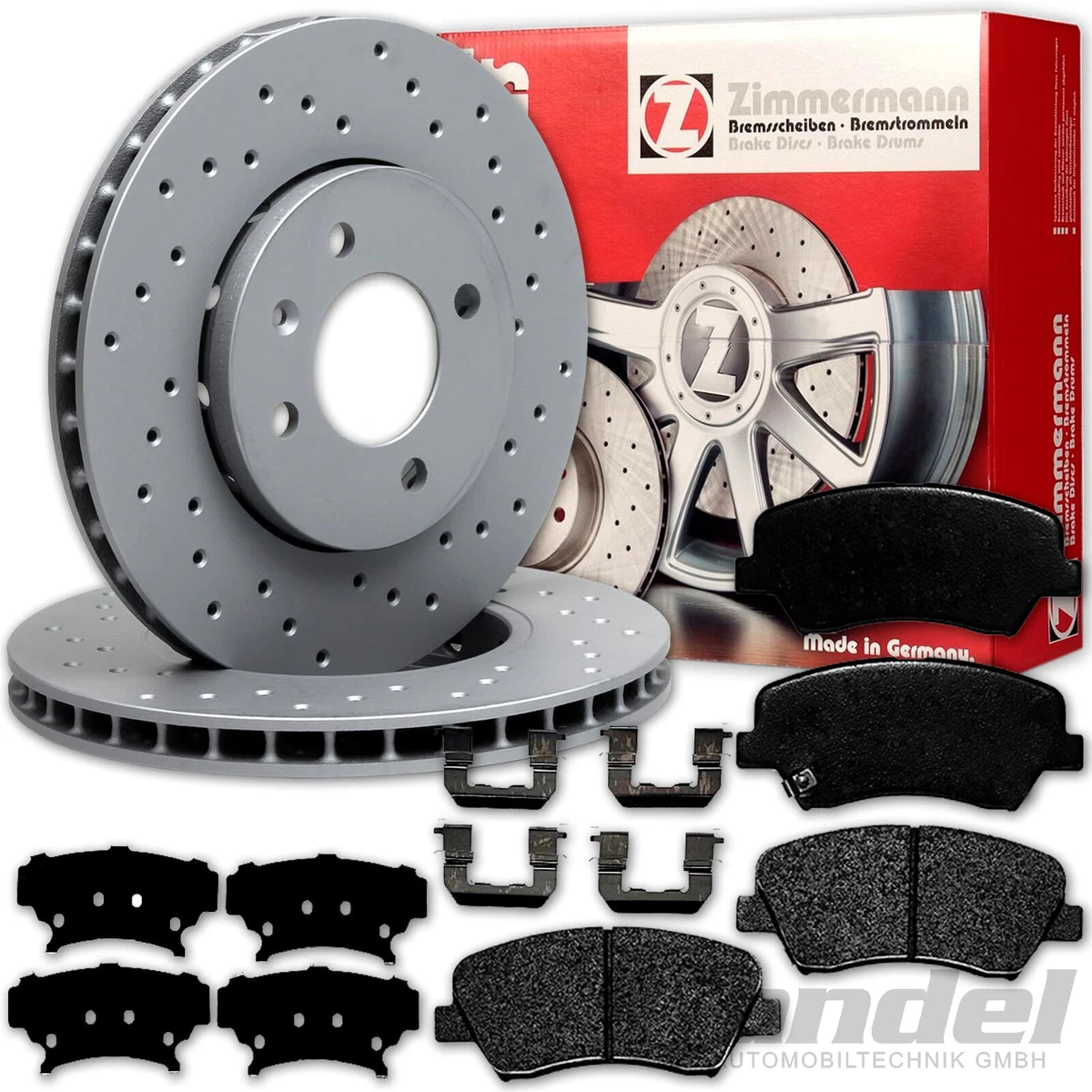 Гальмівні колодки та диски Zimmermann для MERCEDES-BENZ CLA Купе Гальмівні колодки та диски Zimmermann для MERCEDES-BENZ CLA Купе