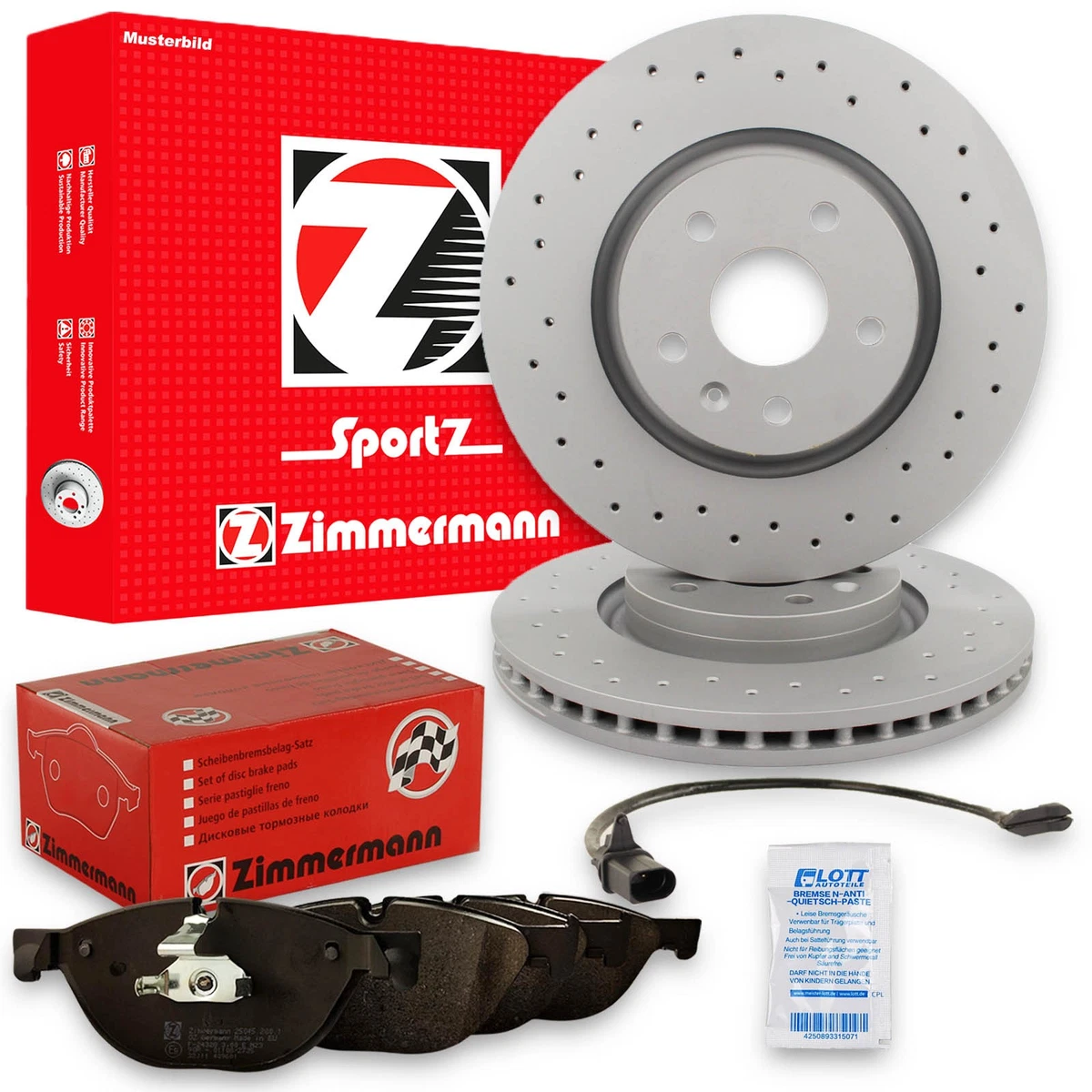 Гальмівні колодки та диски Zimmermann для MERCEDES-BENZ CLA Купе Гальмівні колодки та диски Zimmermann для MERCEDES-BENZ CLA Купе