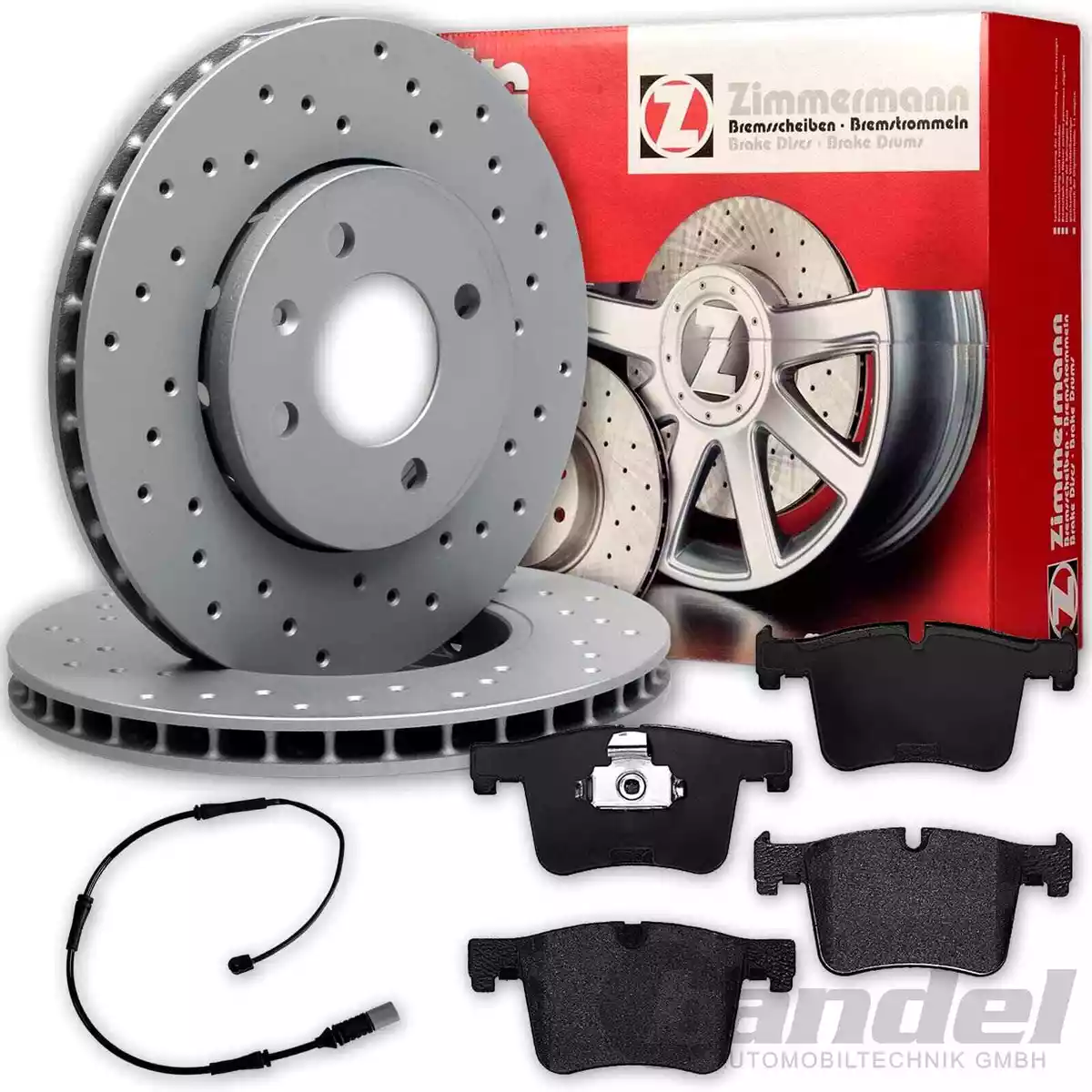 Гальмівні диски та колодки Zimmermann для VW POLO 1.7 SDI Гальмівні диски та колодки Zimmermann для VW POLO 1.7 SDI